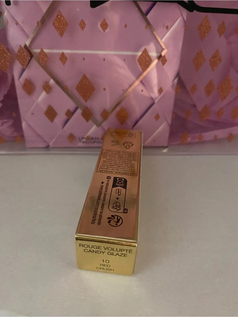 Yves Saint Laurent Rouge Volupté Candy Glaze Lip Balm - 10 Red Crush